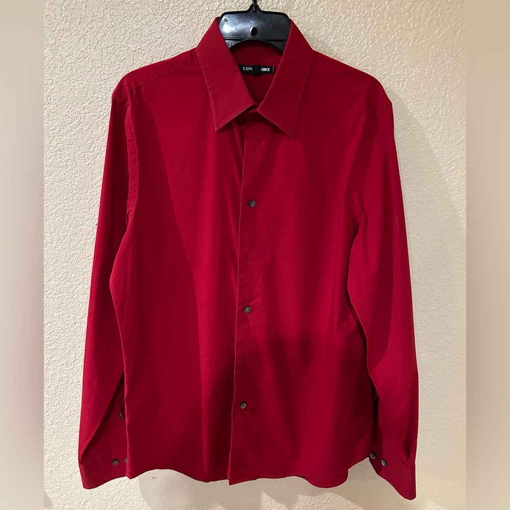 Express 1MX Men’s 15 - 15 1/2 Medium Modern Fit Dress Shirt